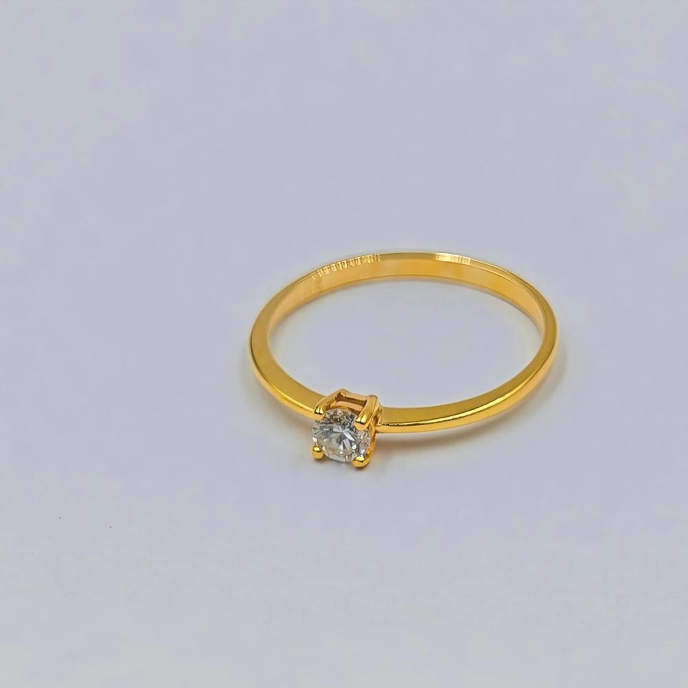 خاتم الماس عيار 18 - 18K Diamond Ring