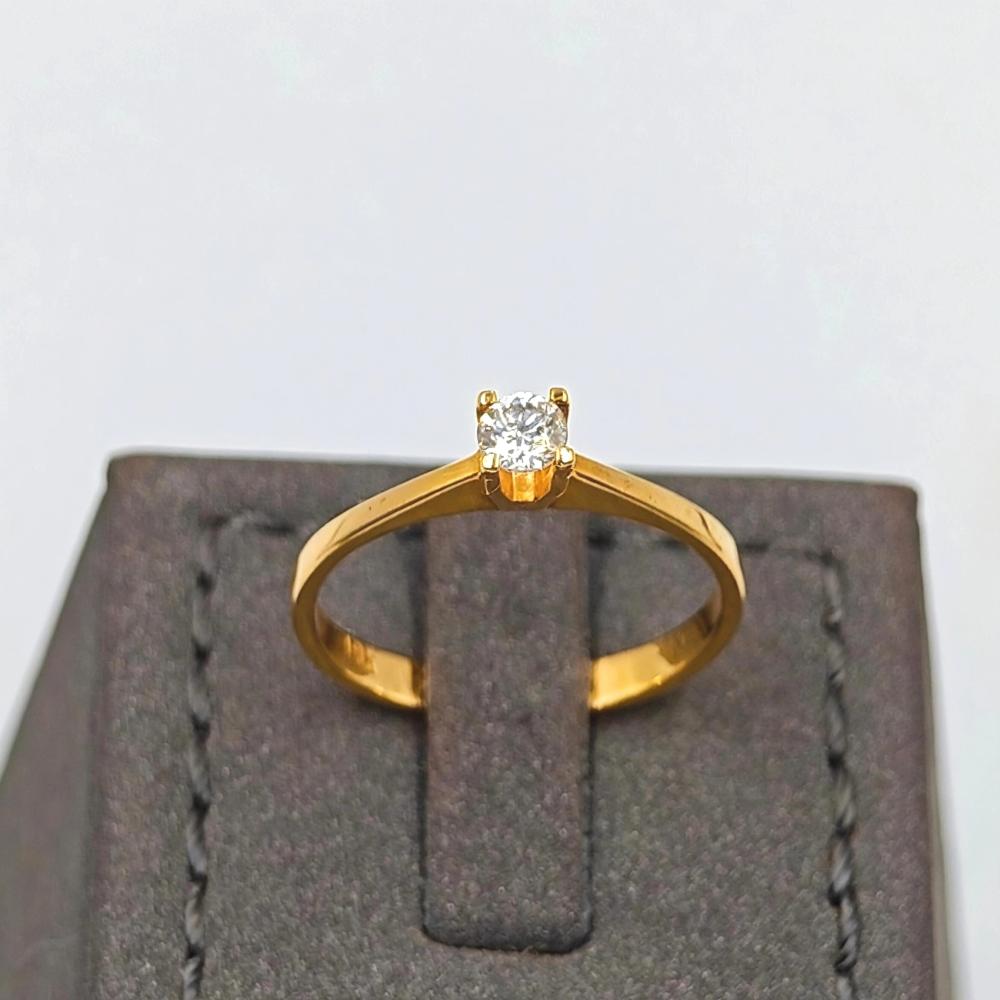 خاتم ألماس ذهب عيار 18 -18K Diamond Ring