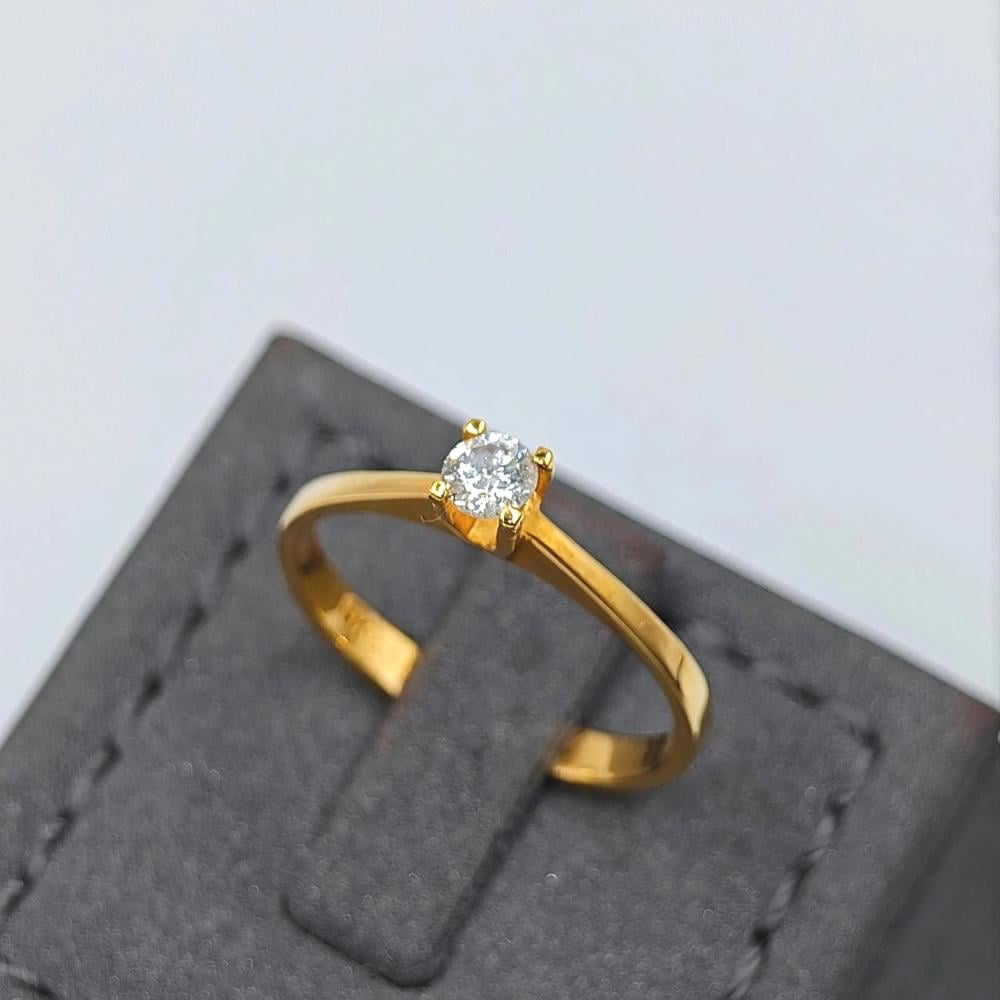 خاتم ألماس ذهب عيار 18 -18K Diamond Ring