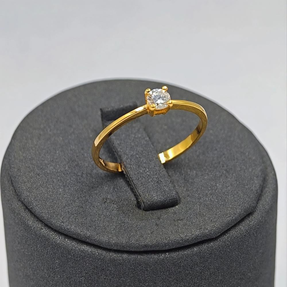 خاتم الماس عيار 18 - 18K Diamond Ring