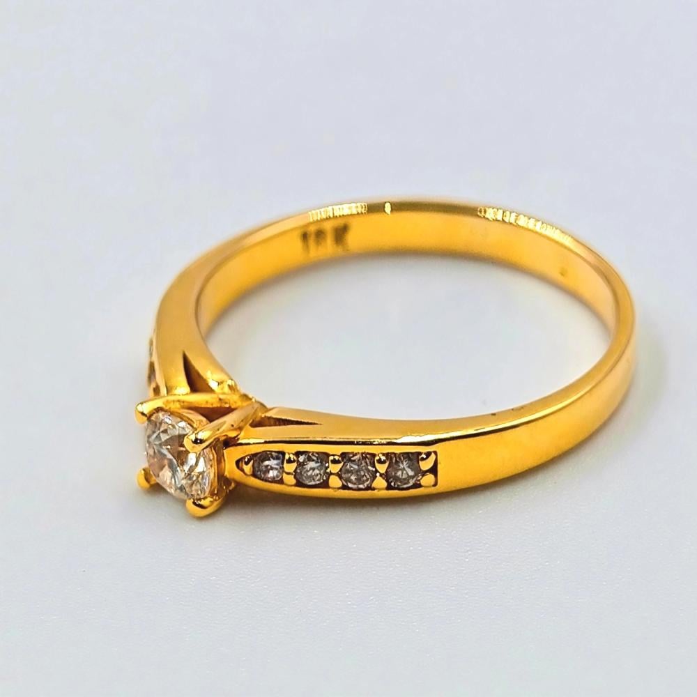 خاتم الماس عيار 18 - 18K Diamond Ring