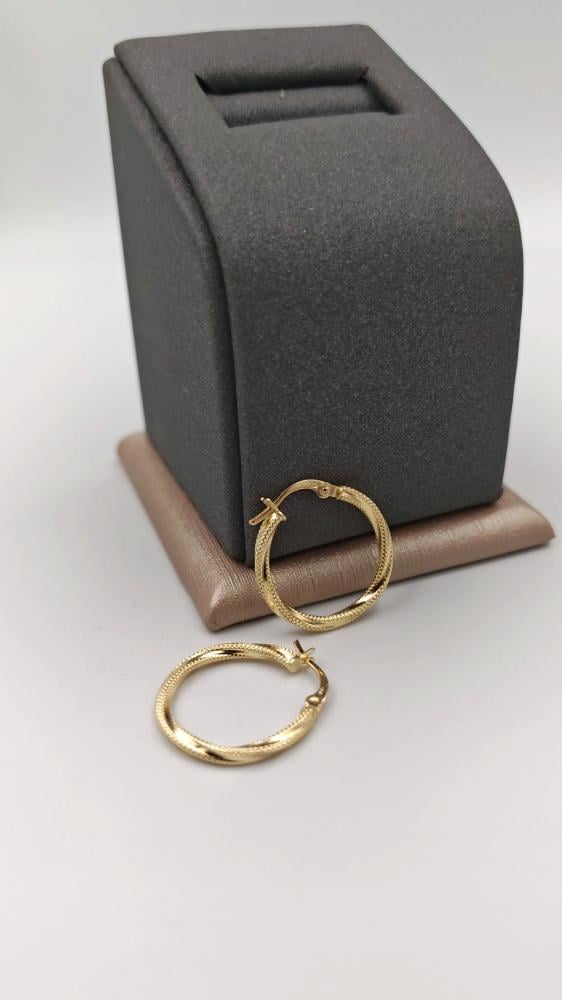 18K Earrings - حلق  ذهب عيار 18