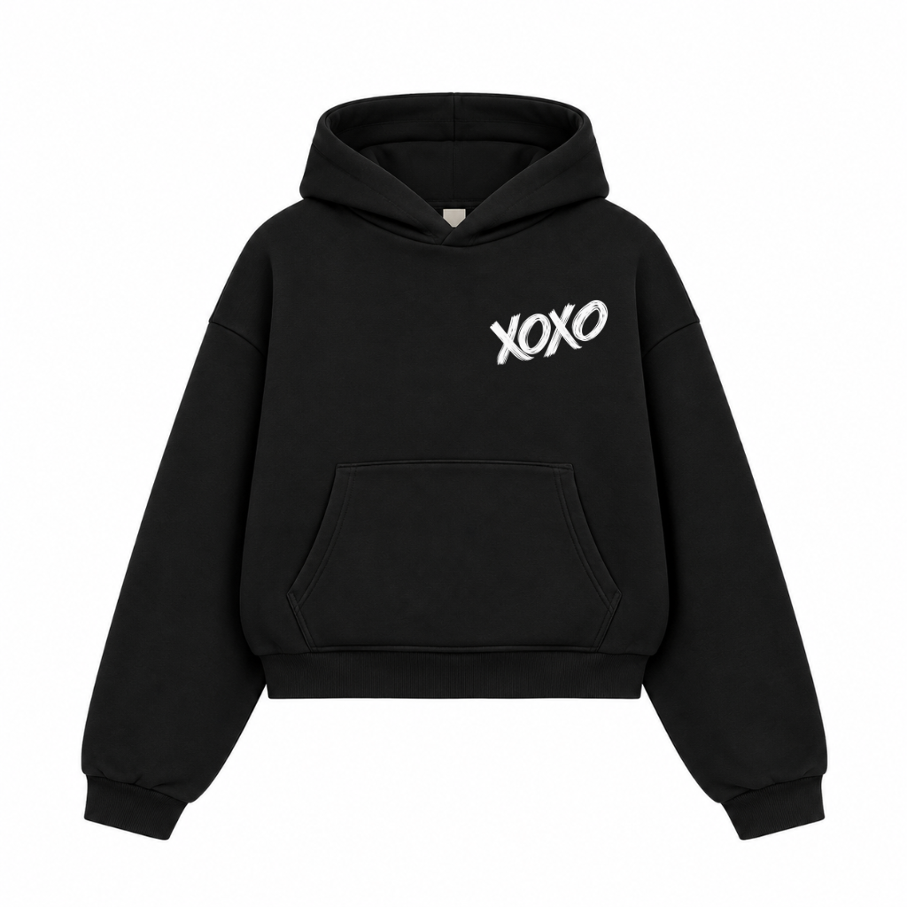 هودي VOGUE ERA الأسود من الأمام