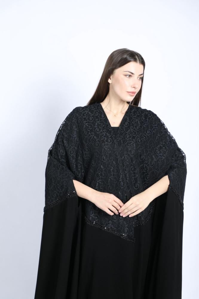عباية الملكة اسود