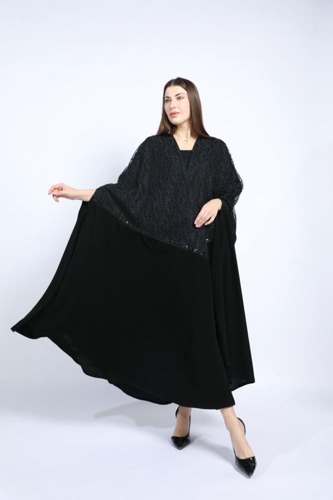 عباية الملكة اسود