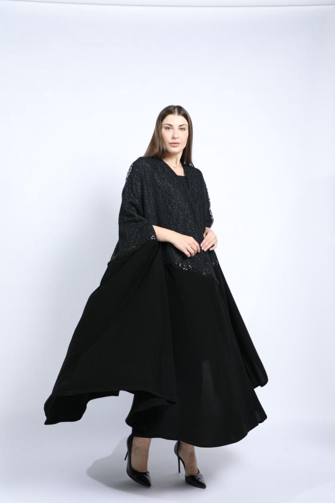 عباية الملكة اسود