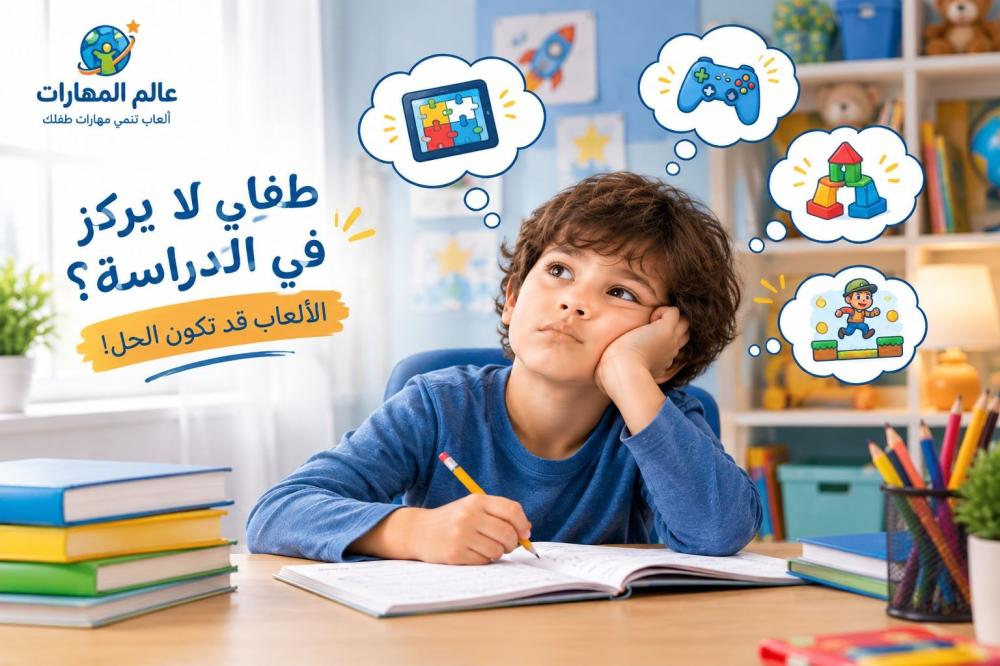 طفلي لا يركز في الدراسة: 10 حلول عملية قبل لوم المدرسة (من عمر 3 سنوات)