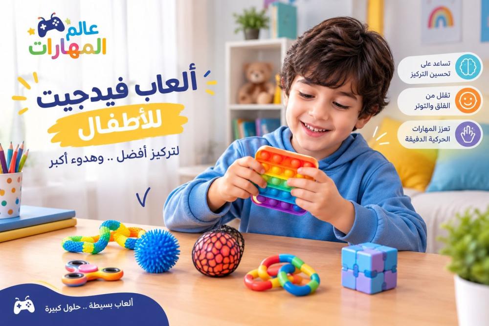 العاب فيدجيت للاطفال