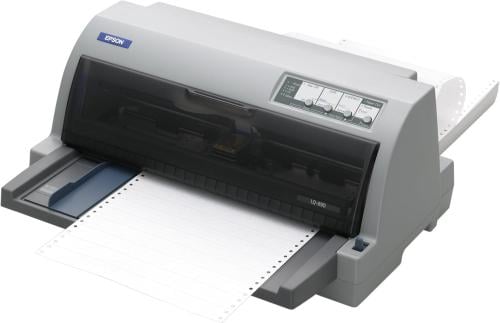 ايبسون طابعة دوت ماتريكس LQ-690، رمادي، تشكيل نقطي...