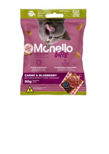 مكافات للقطط مونيلو لتعزيز المناعة باللحم والتوت 80جم