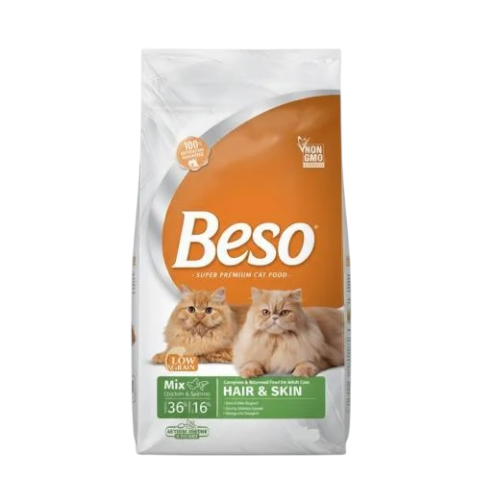 اكل قطط بيسو هير اند سكين 4 ك