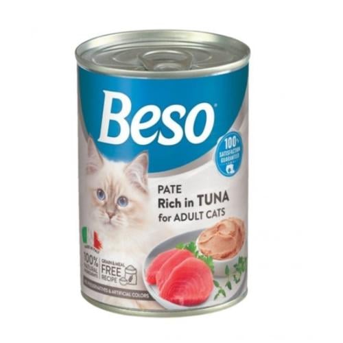 بيسو اكل رطب للقطط البالغة بالتونة 400جم