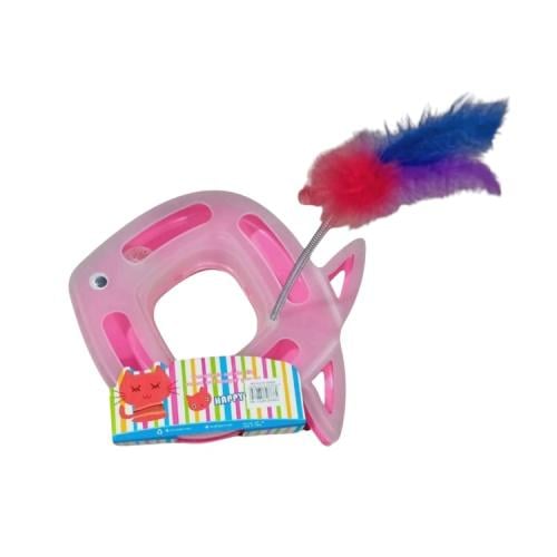 لعبه قطط على شكل سمكه