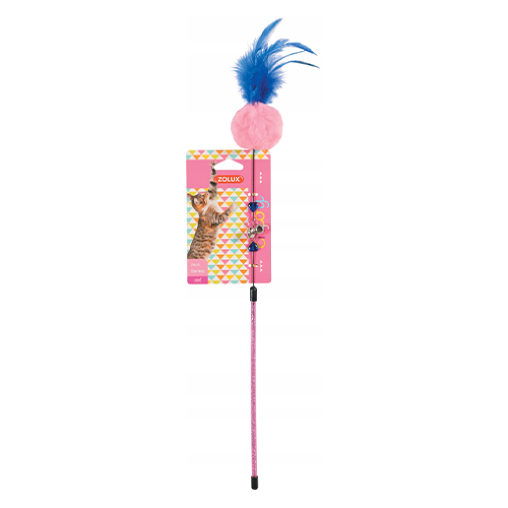 Zolux Bombon Fishing Rod Toy for Cats - متجر همتارو لمستلزمات الحيوانات  الأليفة