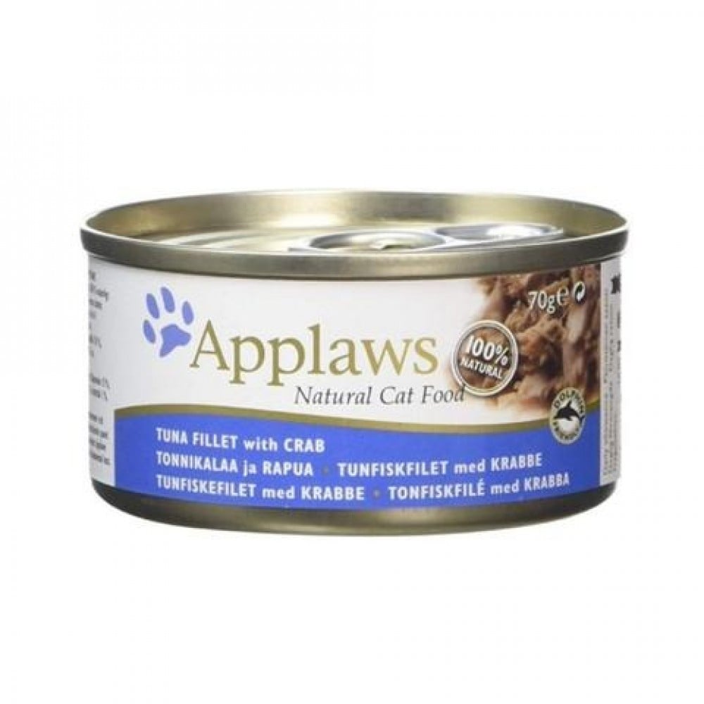 Applaws canned tuna fillet with crab wet cat food 70 g