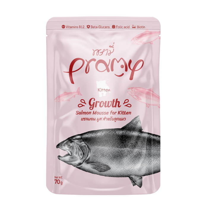 Brami salmon mousse for kittens 70 grams