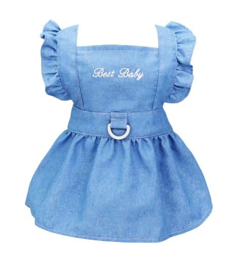 ملابس قطط جينز مقاسات مختلفة