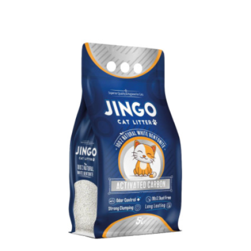 جينغو رمل قطط بالكربون 5لتر