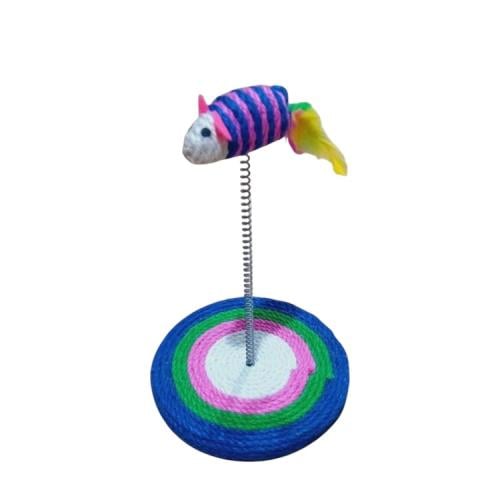 خداشة صغير ولعبة مع قاعدة دائري حبل - 22سم