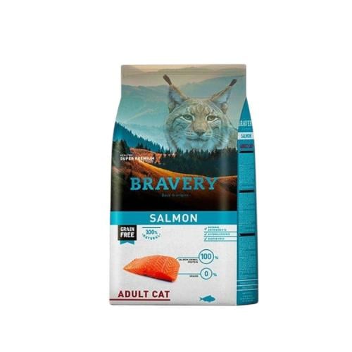 برافري طعام القطط بالغة بنكهة السلمون 2 ك