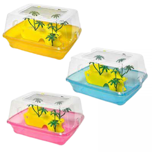 بيت سلاحف بلاستيك صغير X4PZ