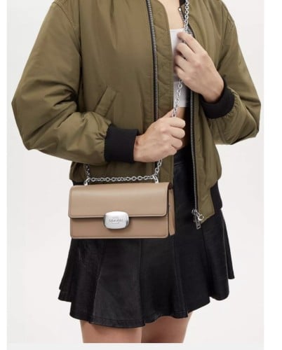 Eliza Flap Crossbody In Signature Canvas -Coach