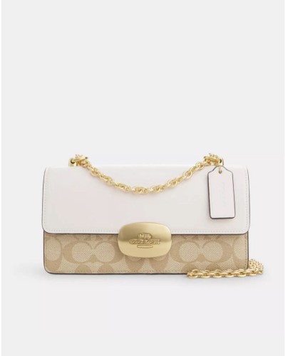 Eliza Flap Crossbody In Signature Canvas -Coach