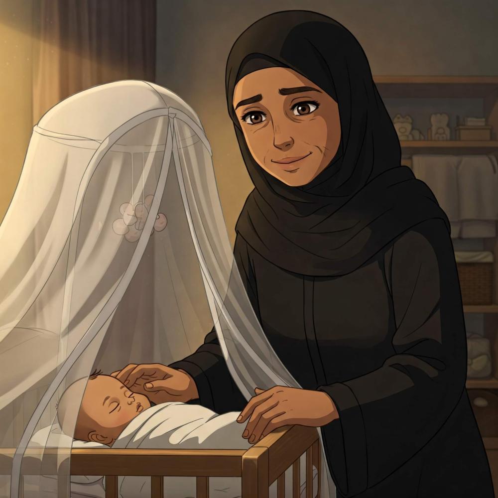سرير مواليد مع ناموسية يُعد خيارًا مثاليًا لحماية طفلك أثناء النوم