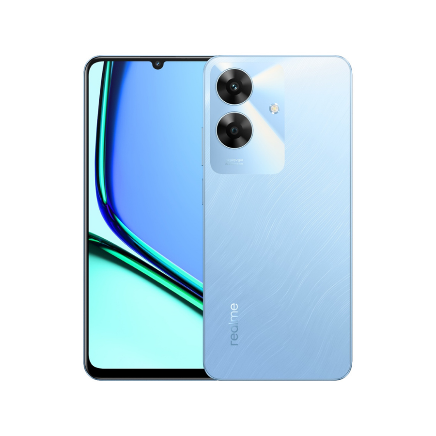 Realme Note 60 mobile phone, 128GB storage, 4GB RAM, 4G, blue