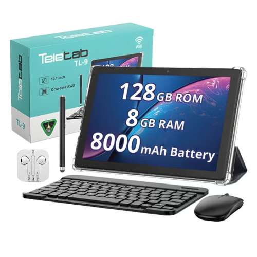 TL-9 10.1-inch tablet with 8GB RAM and 128GB internal storage, Wi
