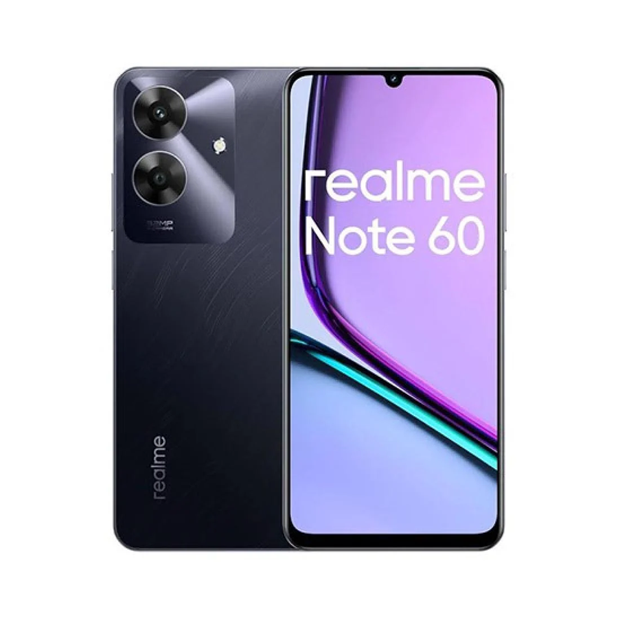 Realme Note 60 mobile phone, 128GB storage, 4GB RAM, 4G, black