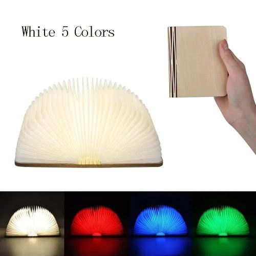 مصباح LED ثلاثي الأبعاد قابل للطي بتقنية RGB مع شح...