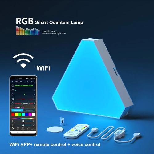 مصباح حائط كمومي ثلاثي الأبعاد LED