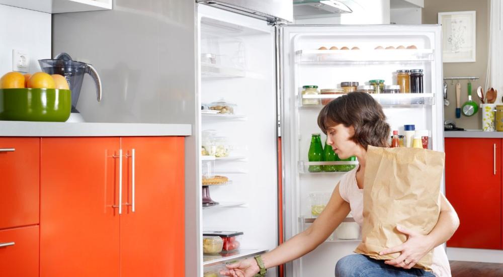 refrigerator and kitchen organizers