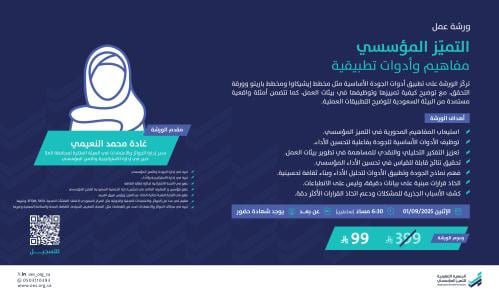 التميّز المؤسسي- مفاهيم وأدوات تطبيقية