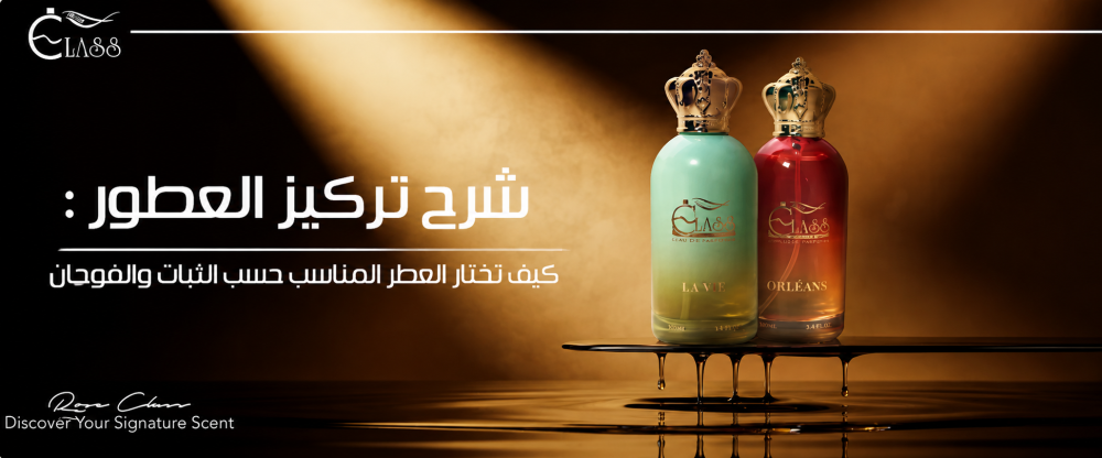 شرح تركيز العطور: كيف تختار العطر المناسب حسب الثبات والفوحان