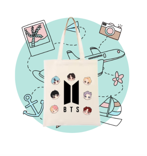 حقيبة قماشيه -BTS