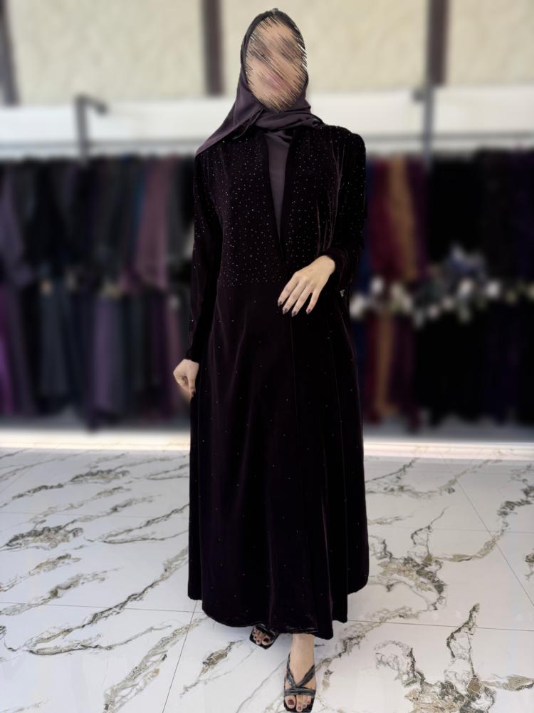 عباية رغد لون موف