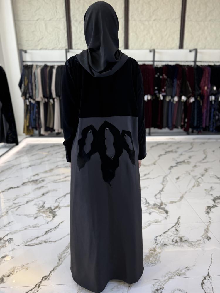 مخمل نص مع تخريم تحت