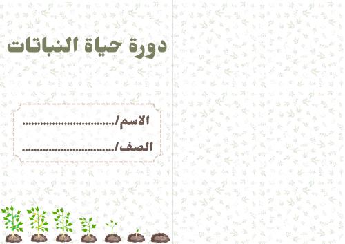 مطوية دورة حياة النبات ثالث ابتدائي pdf