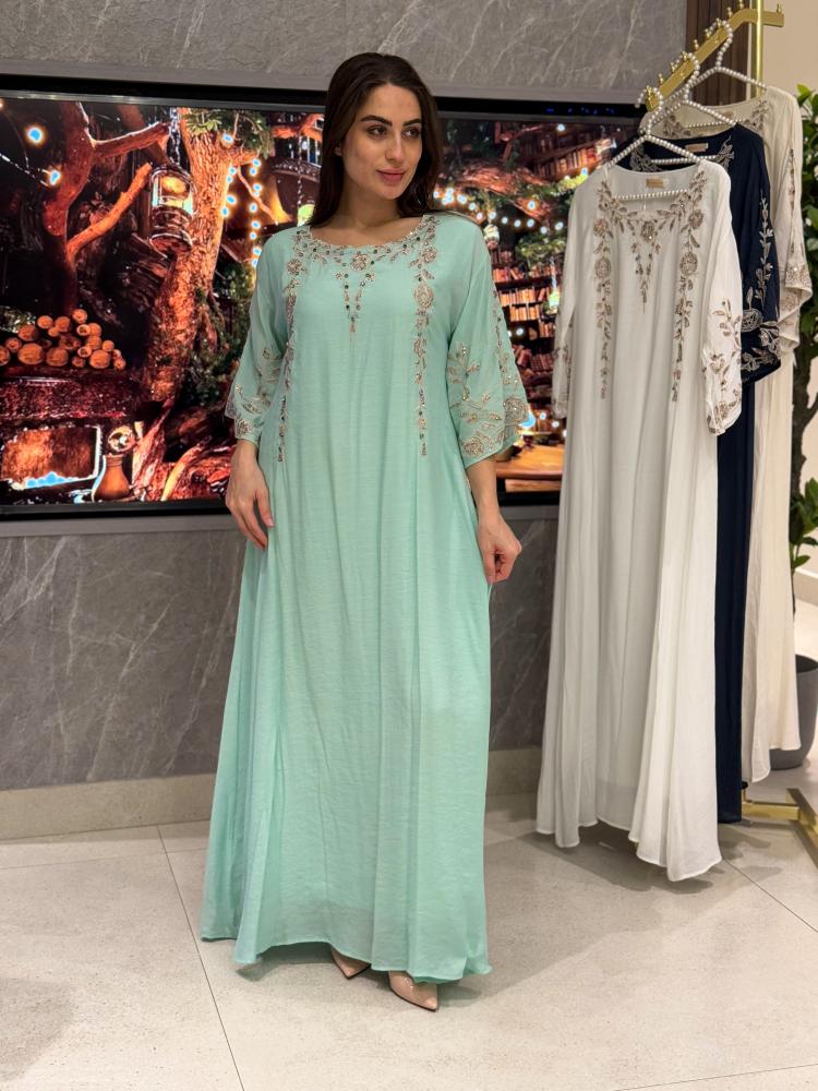 جلابية مطرز  خامه سي واي