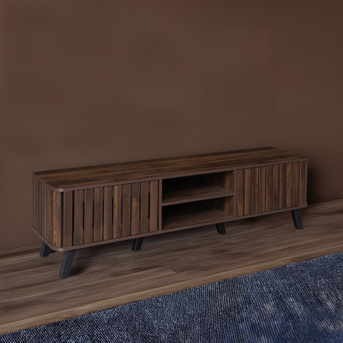 طاولة بلازما 160*45*40 لون بني