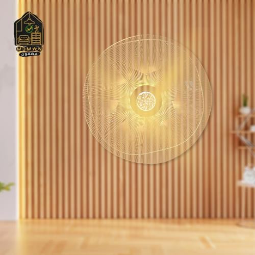 مصباح حائط بتصميم دائري أنيق