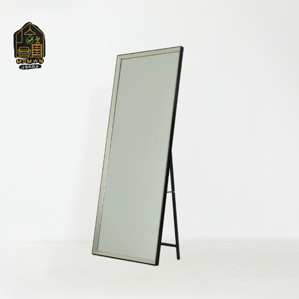 Silver floor mirror