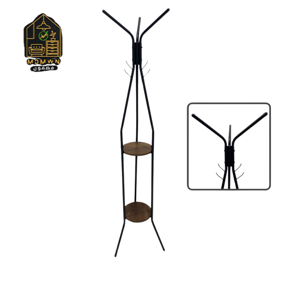علاقة ملابس متعددة الألوان