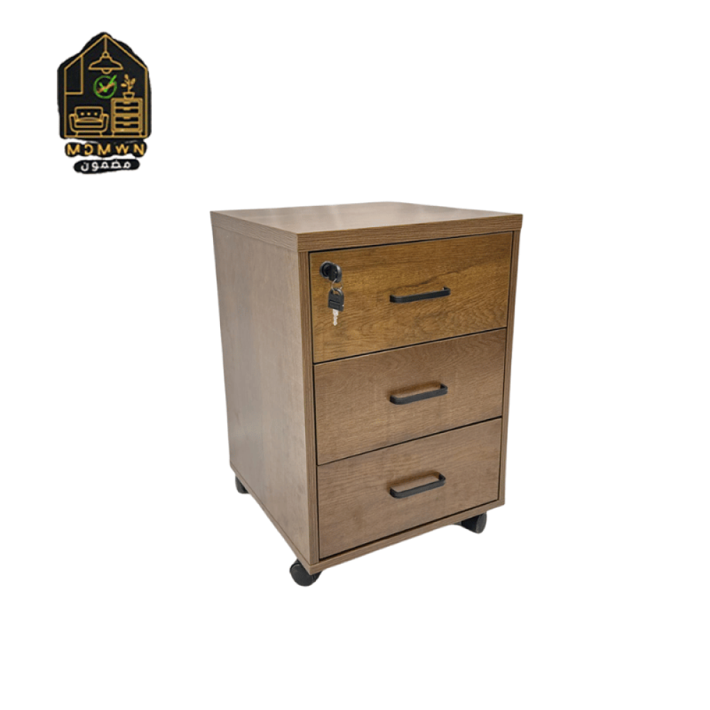 Multi-colored wooden dresser