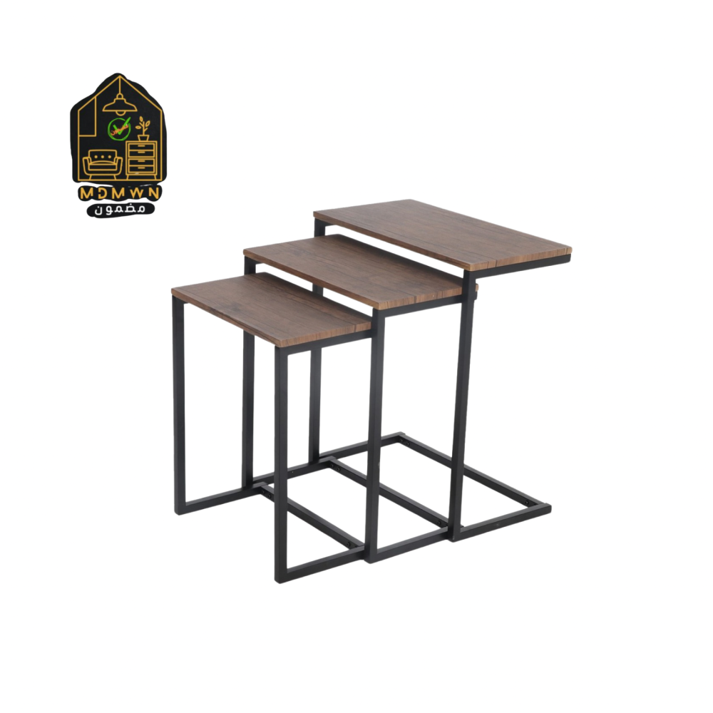 طقم طاولات خدمة بتصميم عصري