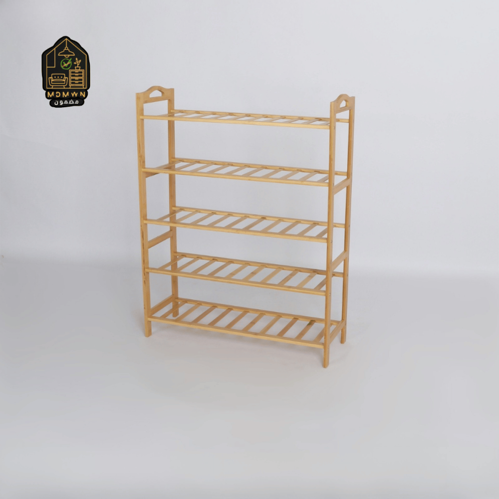 رف خيزران بست طبقات – حل التخزين الذكي والأنيق لكل زاوية