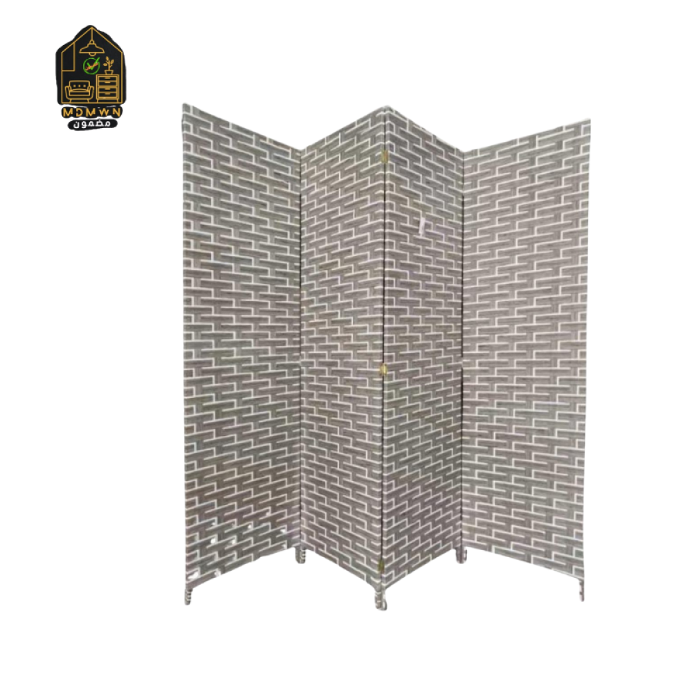 حاجز ديكور خشبي بتصميم شبكي أنيق