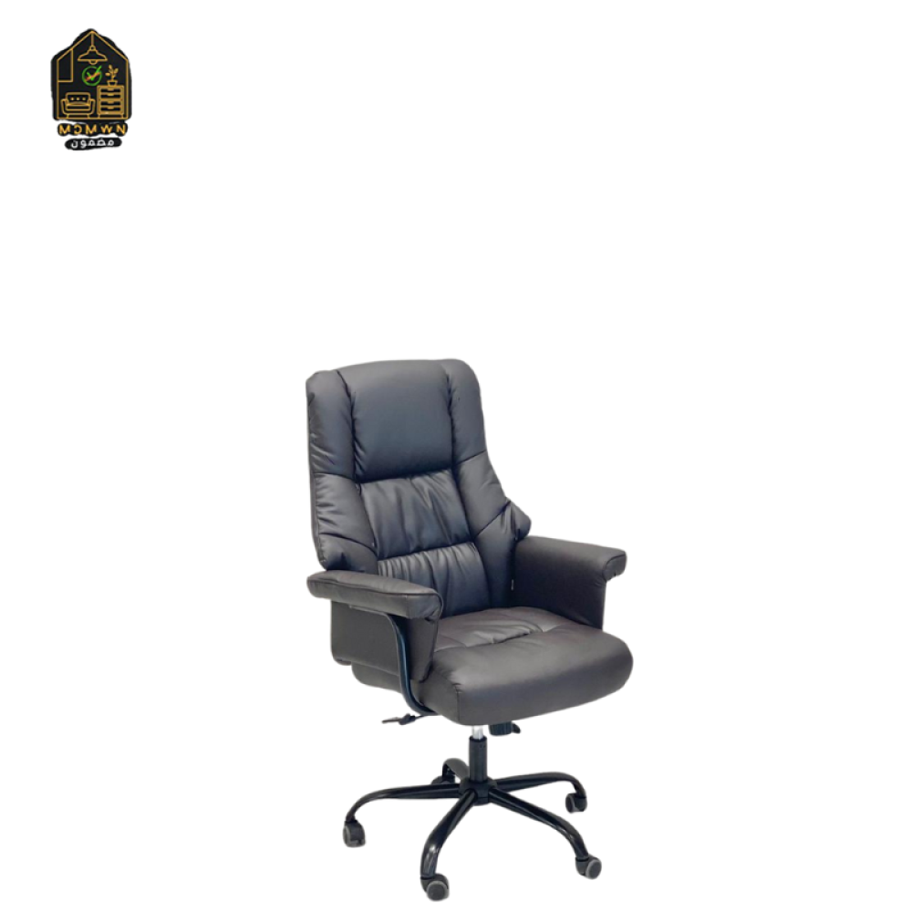 كرسي مكتبي جلد فاخر} {كرسي دوّار بمسند مريح} - ام دي ام دبليو ان للاثاث - M  D M W N Furniture, image size:1000x1000